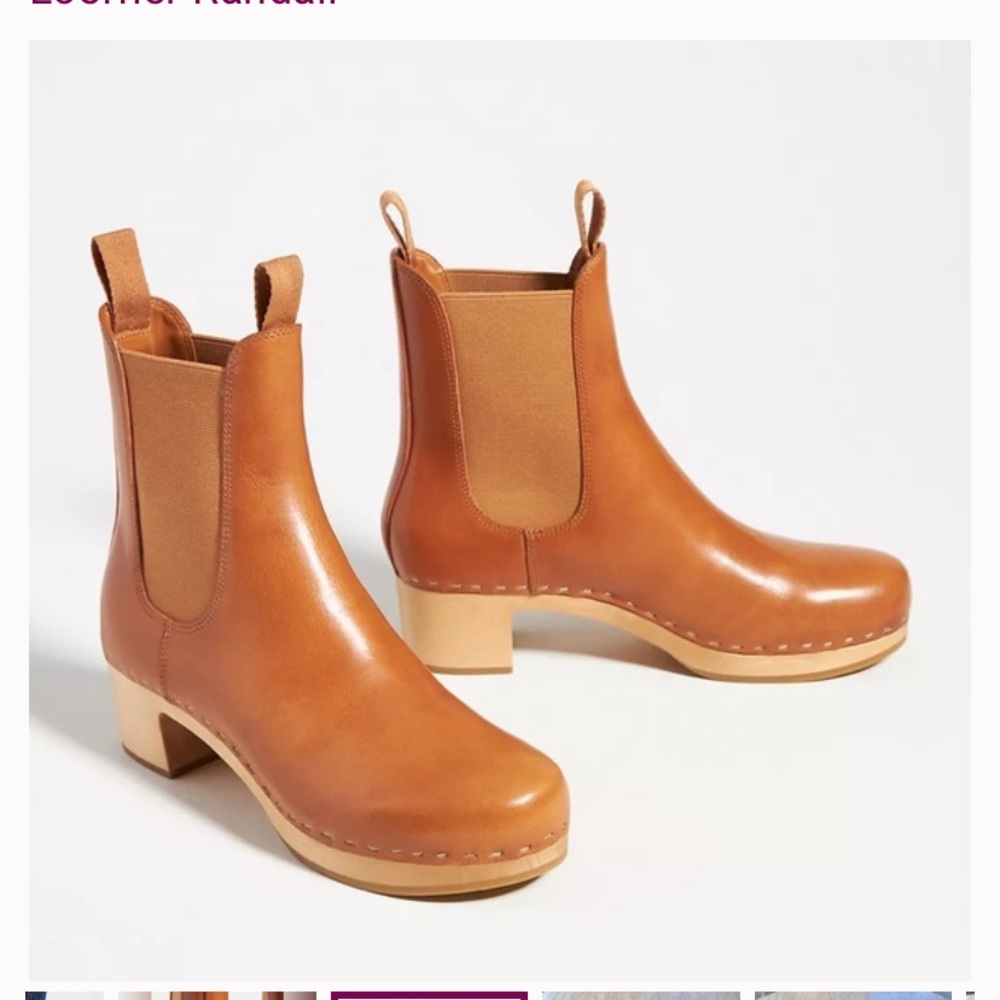 Loeffler Randall Brown Leather Chelsea Boots
